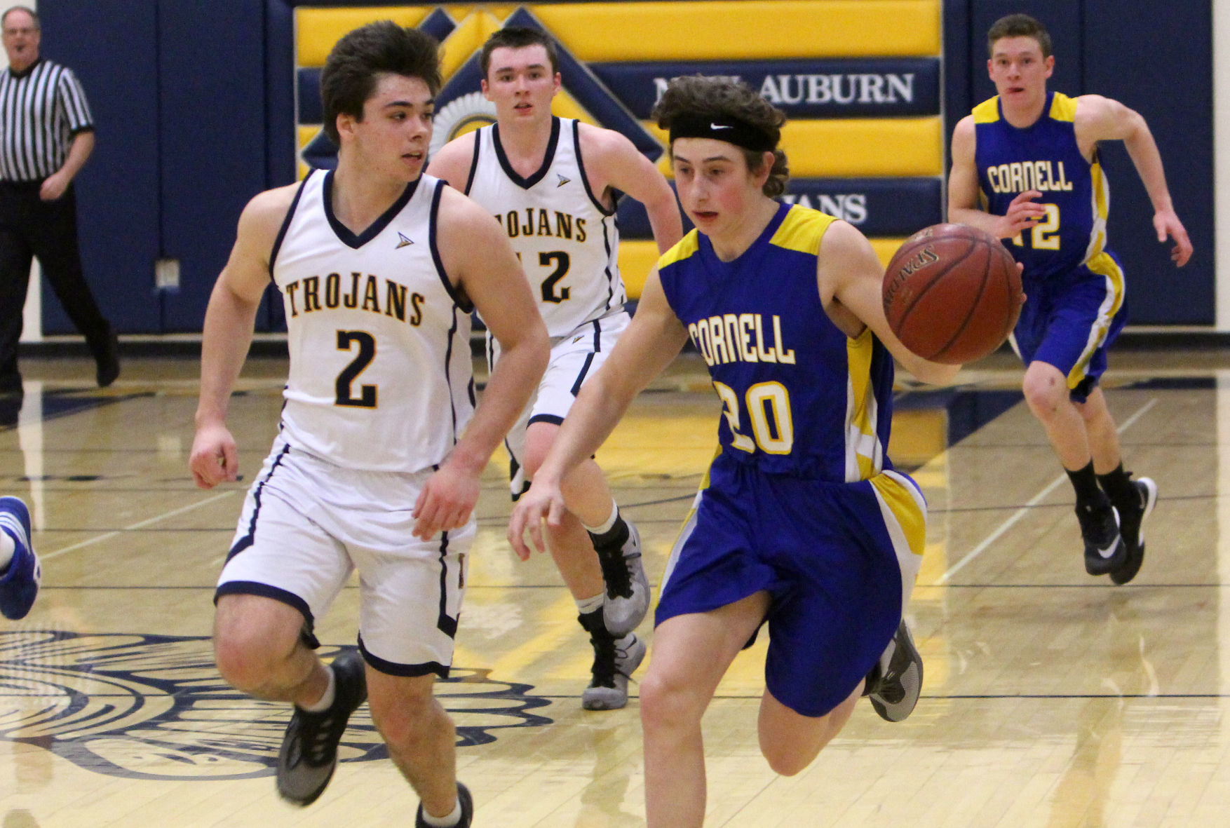 Cornell at New Auburn boys basketball 2-18-19